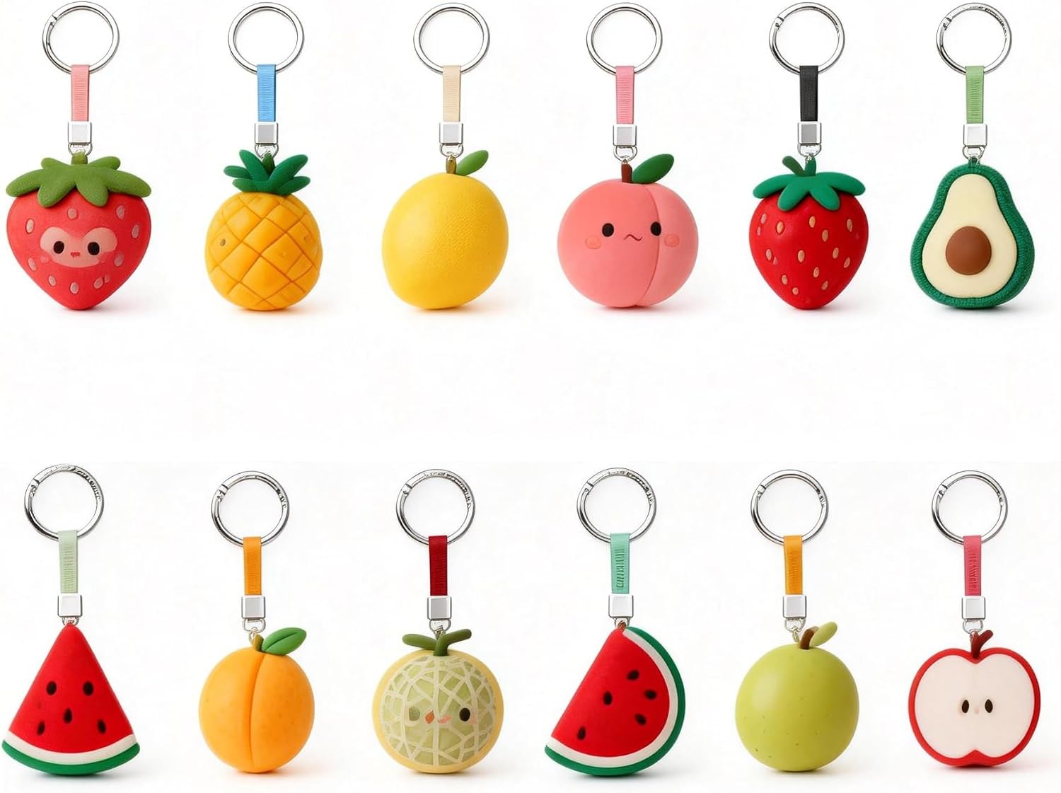 Round Carabiner Clip Bulk 48pcs 1 Inch Colorful Circle Carabiner Key Ring Clips Spring O Rings Clips for Bag Charm Purse Lanyard DIY Keychain Making Suppliers (Gold, 1 Inch) image 5