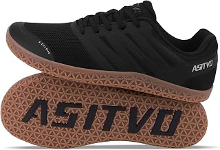 ASITVO Men's Wide Barefoot Zero Drop Minimalist Trail Running Shoes - Flexible Toe Box, Breathable TPU Upper Sneakers