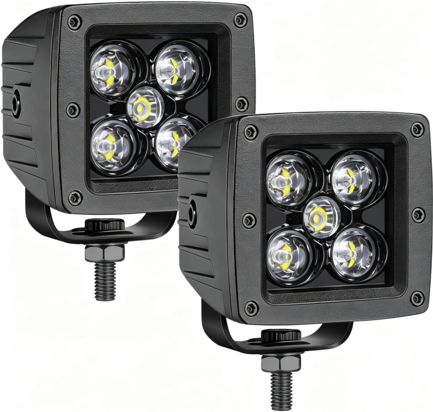 3 Inch LED Pod Lights, 2-Pack 100W CREE LED Cubes Offroad Ditch Lights