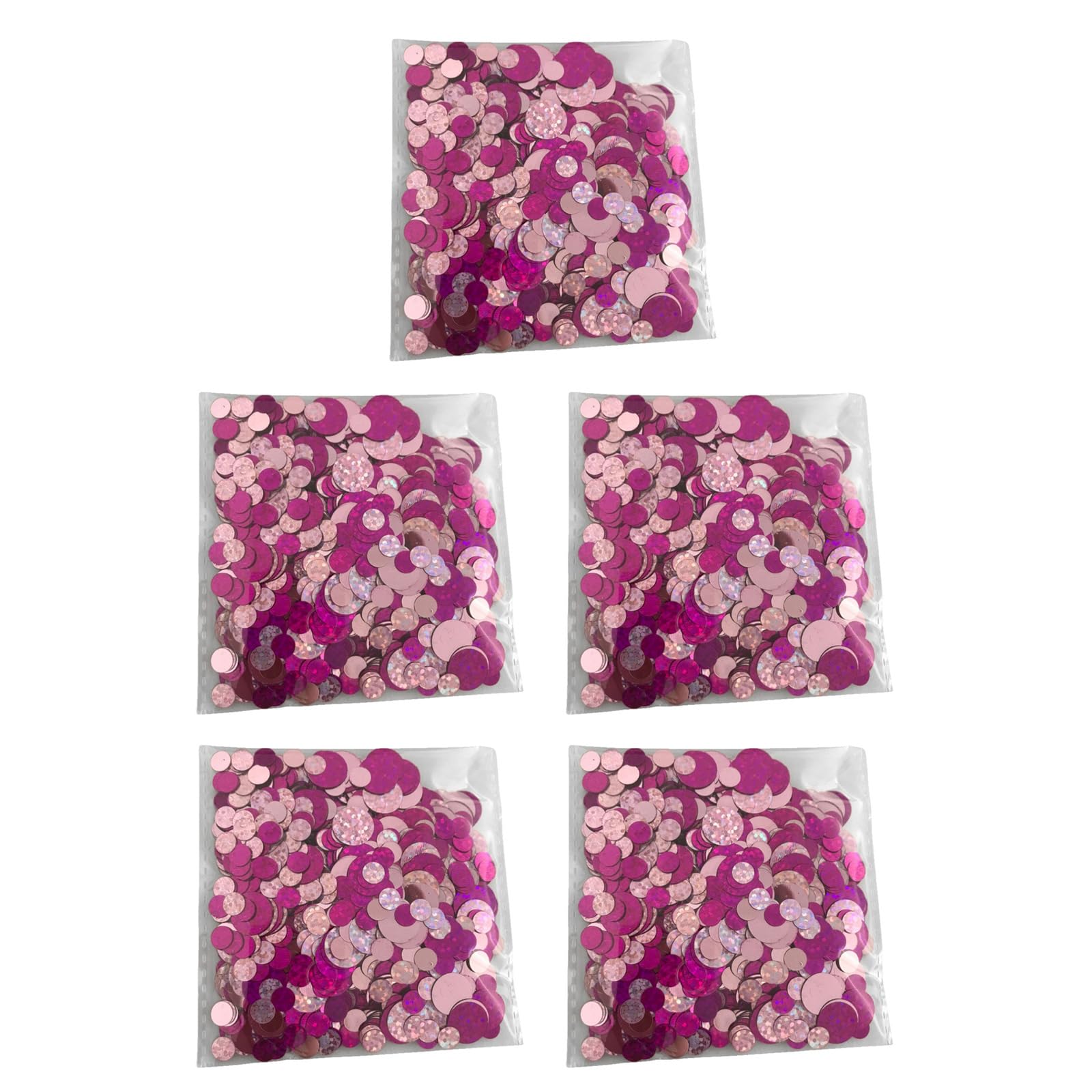 Jazuaiao Shimmering Round PVC Confettis Valentine ' s Day Round Confetti Decoration for Wedding Birthday Vase Balloon Fillers Wedding Glittering