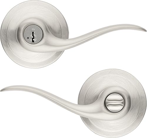 Miniatura 7 de Kwikset media manija para puerta, hacia la izquierda 788TNL RH 3 CP Tustin, 97880-679