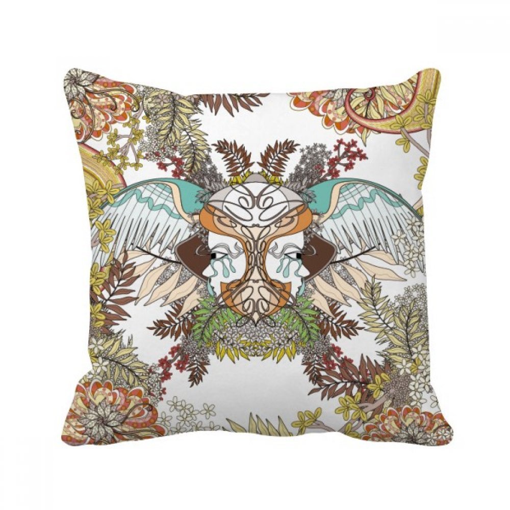 Coussin oreiller de projection 40 x 40 cm multicolore décor canapé salon