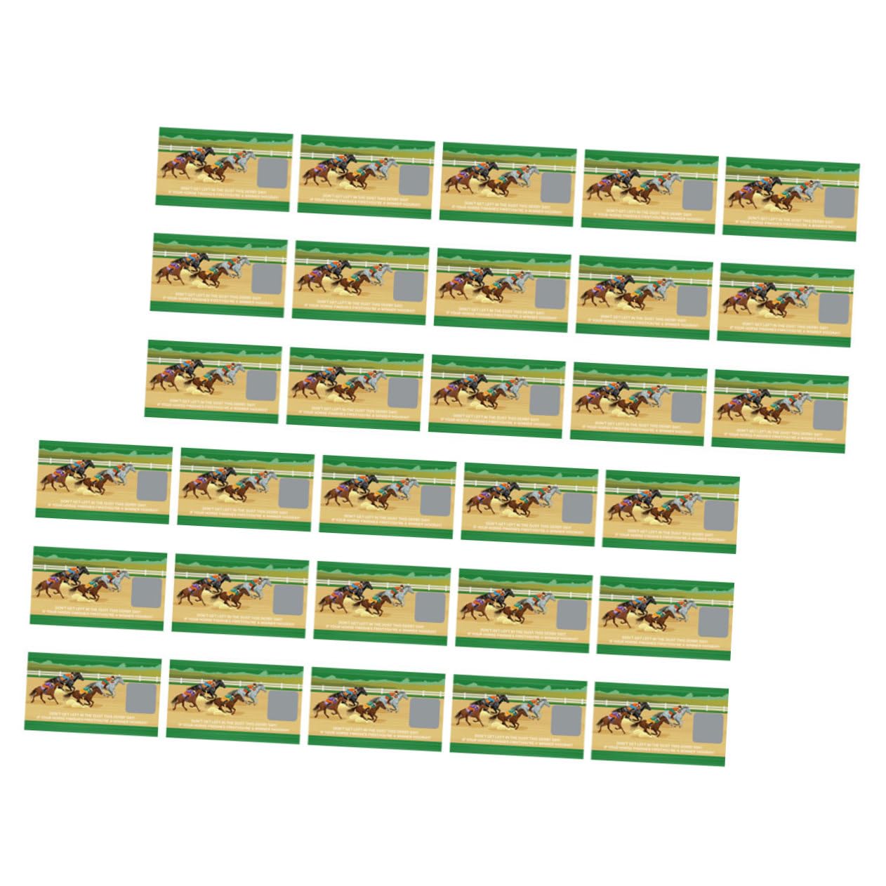 VILLCASE 5 Ensembles Cartes à Gratter Autocollant Jeu De Billets à Gratter Carte à Gratter De Dessin Animé Jeu De Grattage De Fête Cartes De Souhaits à Gratter Papier