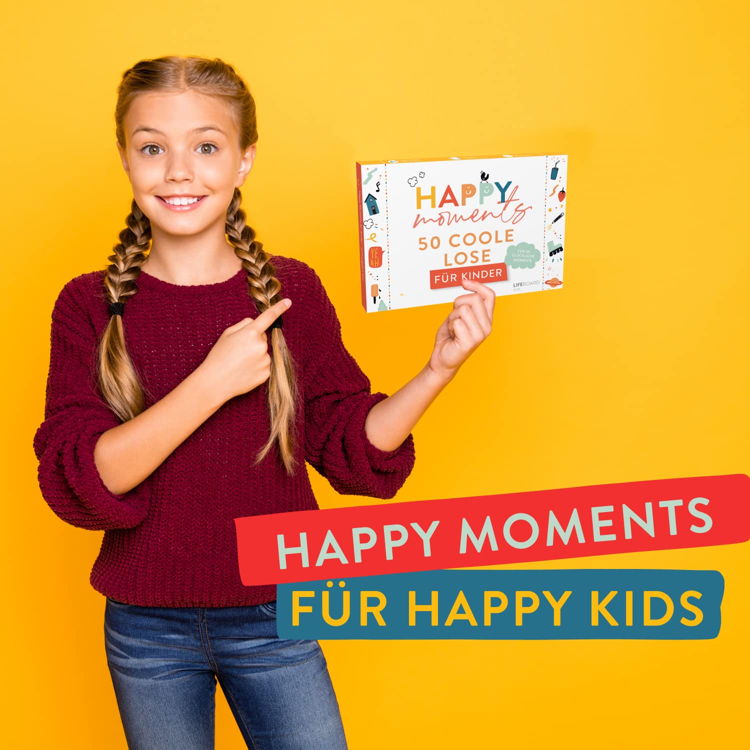 Losbox Für Kinder 6-9 Jahre - 50 Kreative Ideen Für Spiel & Spaß | Perfektes Geschenk Für Mädchen & Jungen