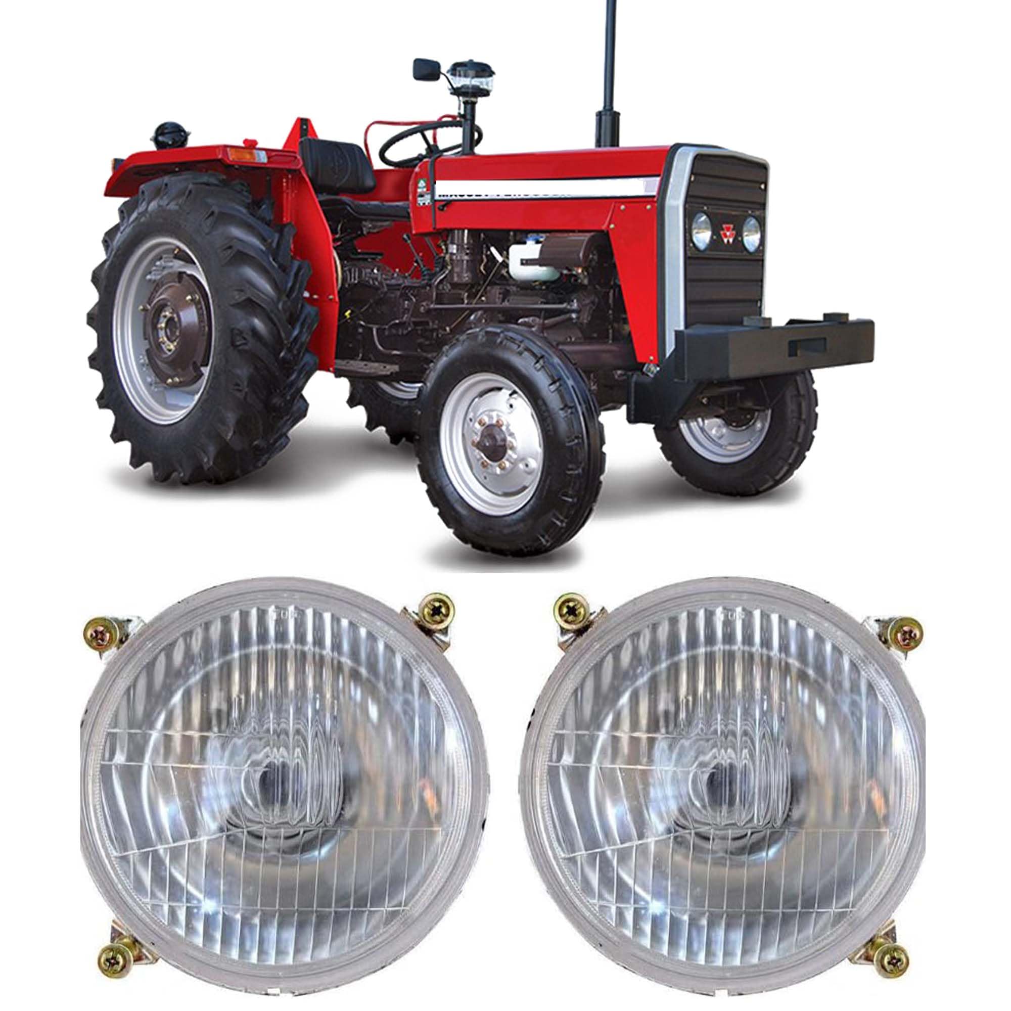 Traktor-Scheinwerfer passend für Massey Ferguson Traktorleuchten, 100 200 500 600 Serie Traktorleuchten 1860178M1 1672767M91 Scheinwerfer Lh Lh Dip Traktor Ersatzteile für Massey Ferguson Mf