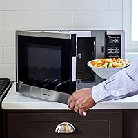 Vista 3 de Panasonic NN-SN67K Microondas, 1.2 pies cúbicos, acero inoxidable/plata