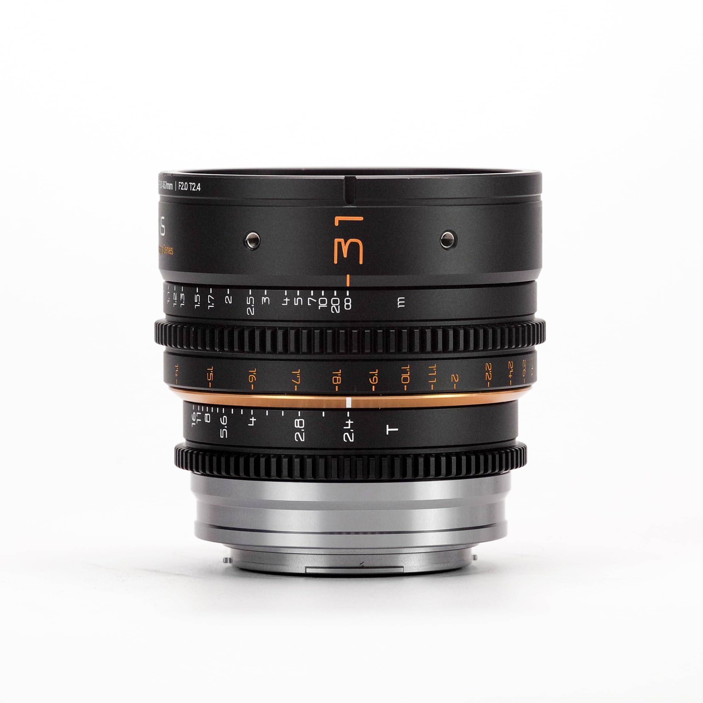 DULENS APO Mini Prime 31mm T2.4 Cine Lens Large Aperture Manual Focus (Black, EF)