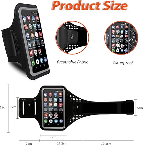 Miniatura 5 de Soporte de teléfono para correr Brazalete celular para iPhone 11 12 13 14 15 Pro Max XS X XR Plus Galaxy