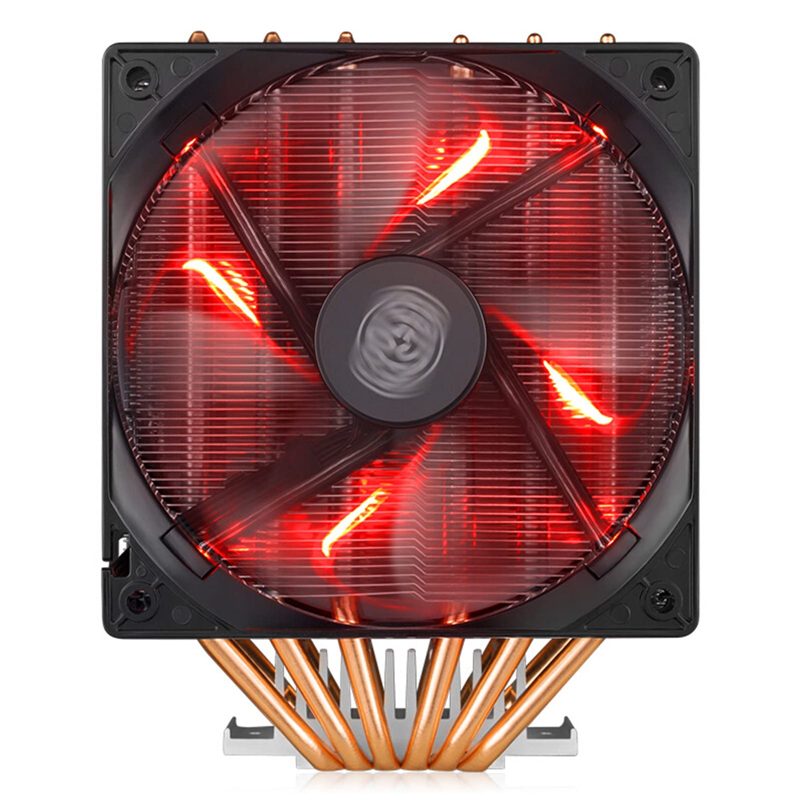 6 Heatpipes RGB CPU Cooler Radiatore silenzioso per LGA 1150 1156 1155 1366 2011 AM3 AM4 Ventilatore Ventola raffreddamento Sostituzione della CPU del