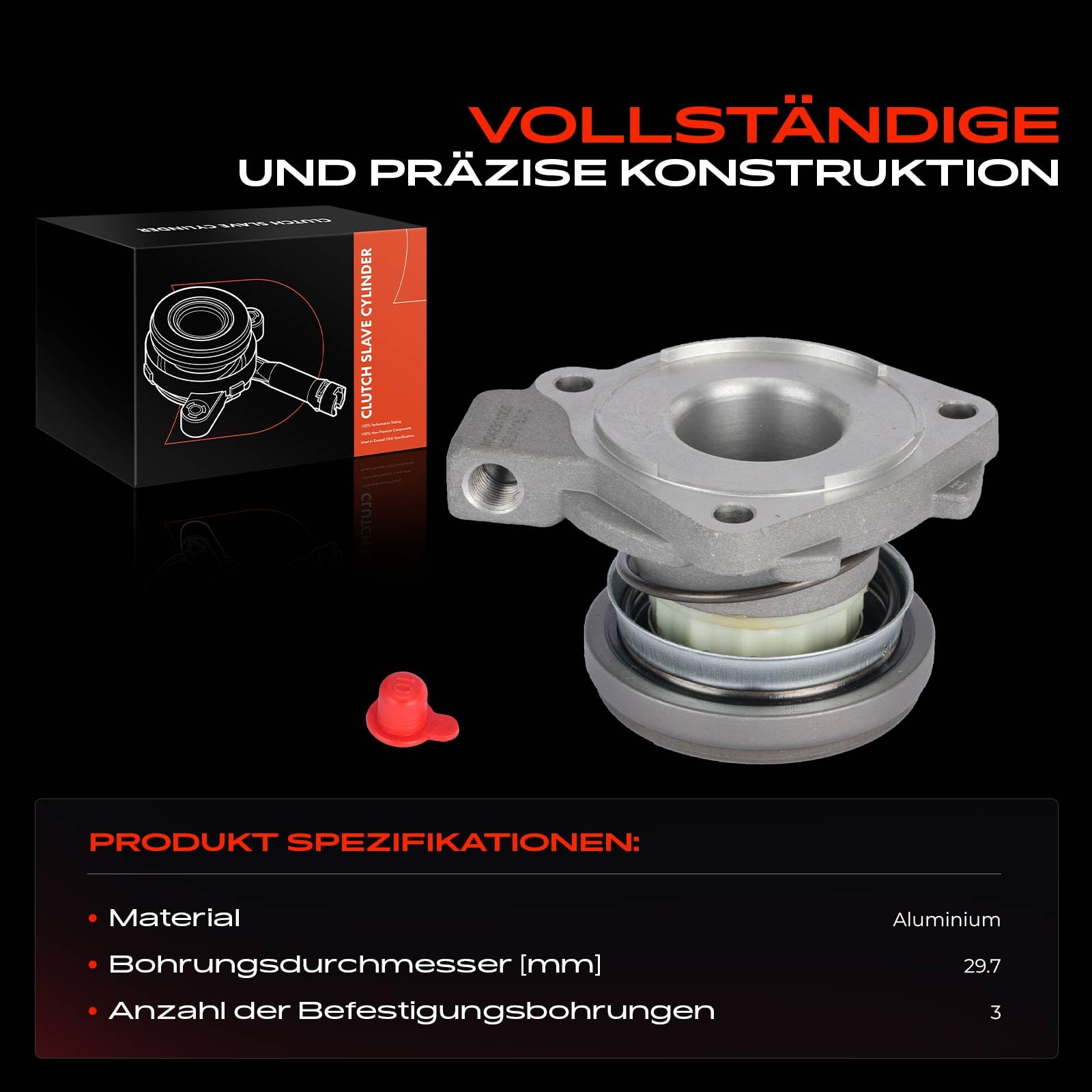 Frankberg Zentralausrücker Kupplung Kompatibel mit Grand Vitara II JT TD TE 1.6L 2.0L 2.4L Benzin 2005-2023 Grand Vitara II JT TD TE 1.9L Diesel 2005-2023 Replace# 2382064J00