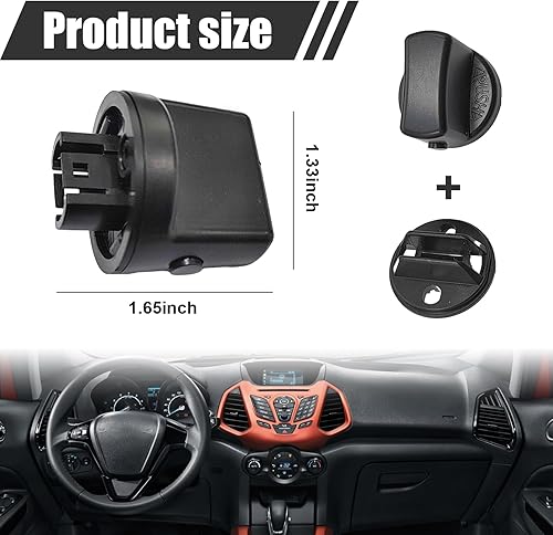 Miniatura 2 de Juego de interruptor de giro y botón de encendido sin llave, repuesto de botón de encendido sin llave compatible con CX-7 2007-2012 2007-2015 CX-9,