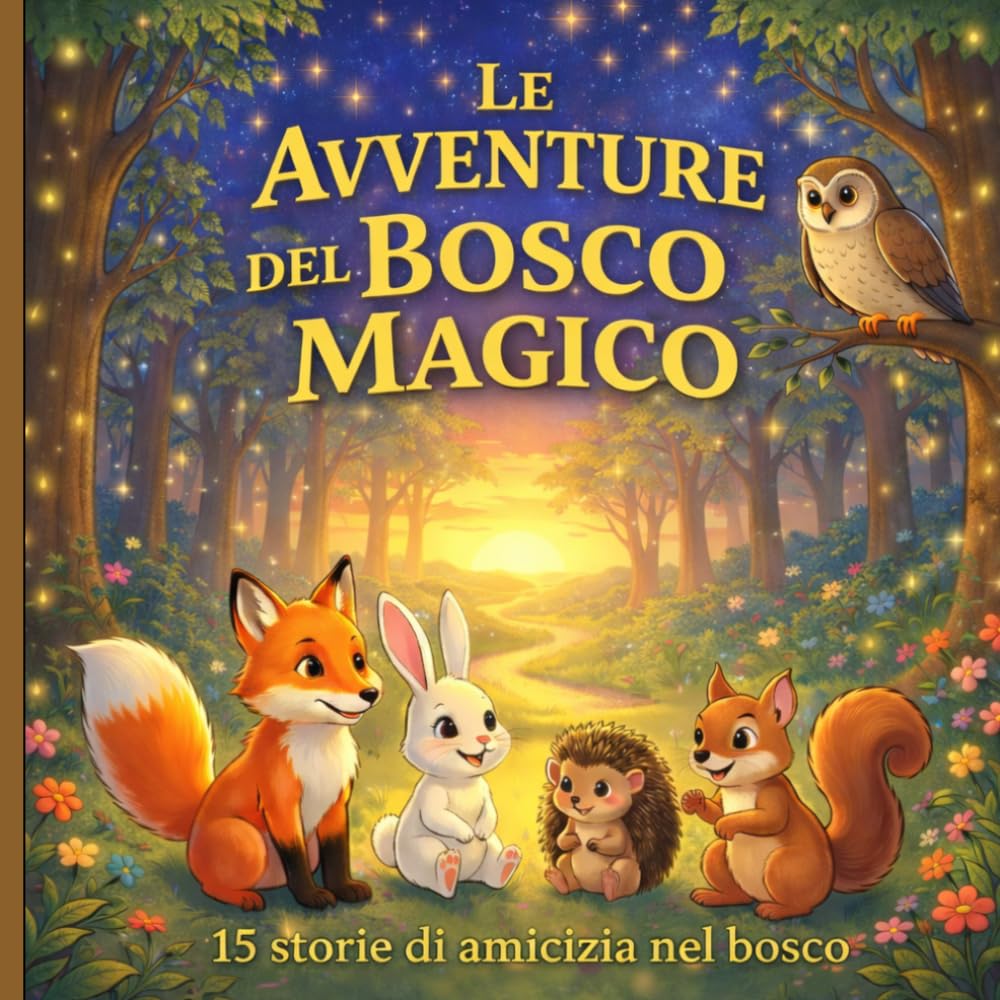 Le avventure del bosco magico: 15 Storie di amicizie nel bosco (Storie per bambini)