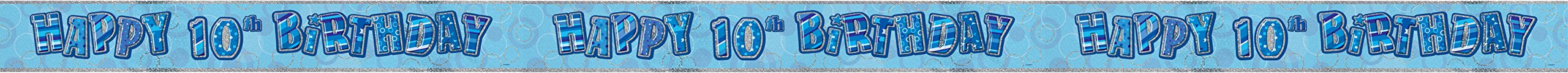 Unique Party 92068 - 9ft Foil Glitz Pink Happy 80th Birthday Banner — view 173