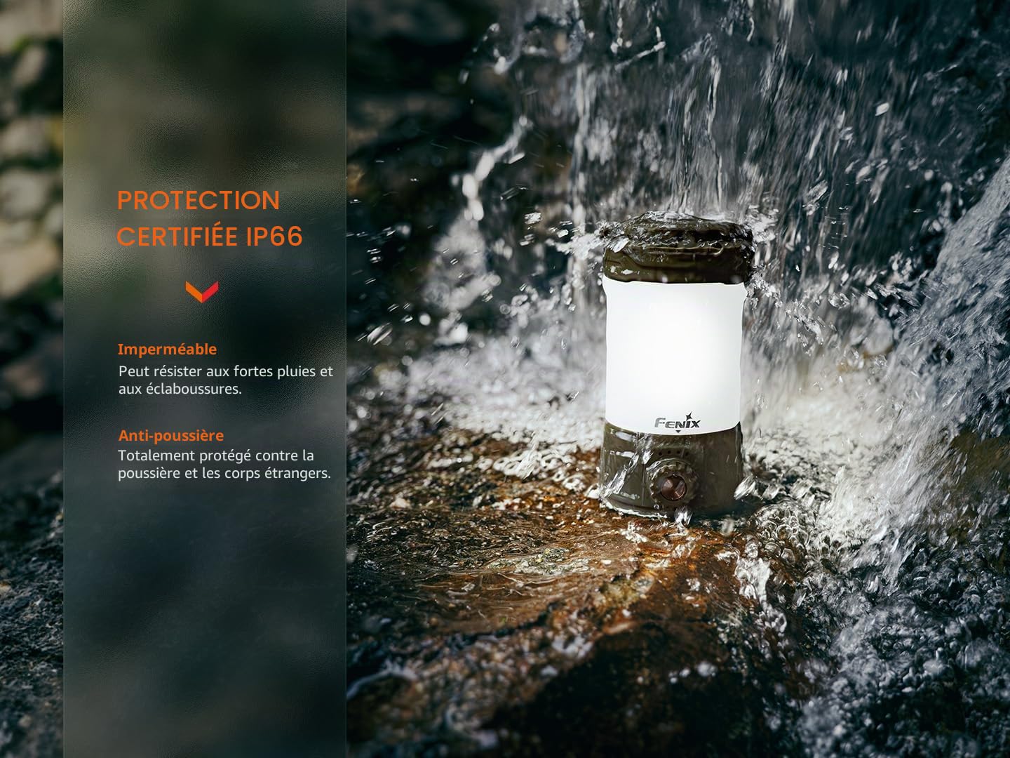 FENIX CL26R Pro Lampe de camping LED avec connexion USB 650 lm Olive drab