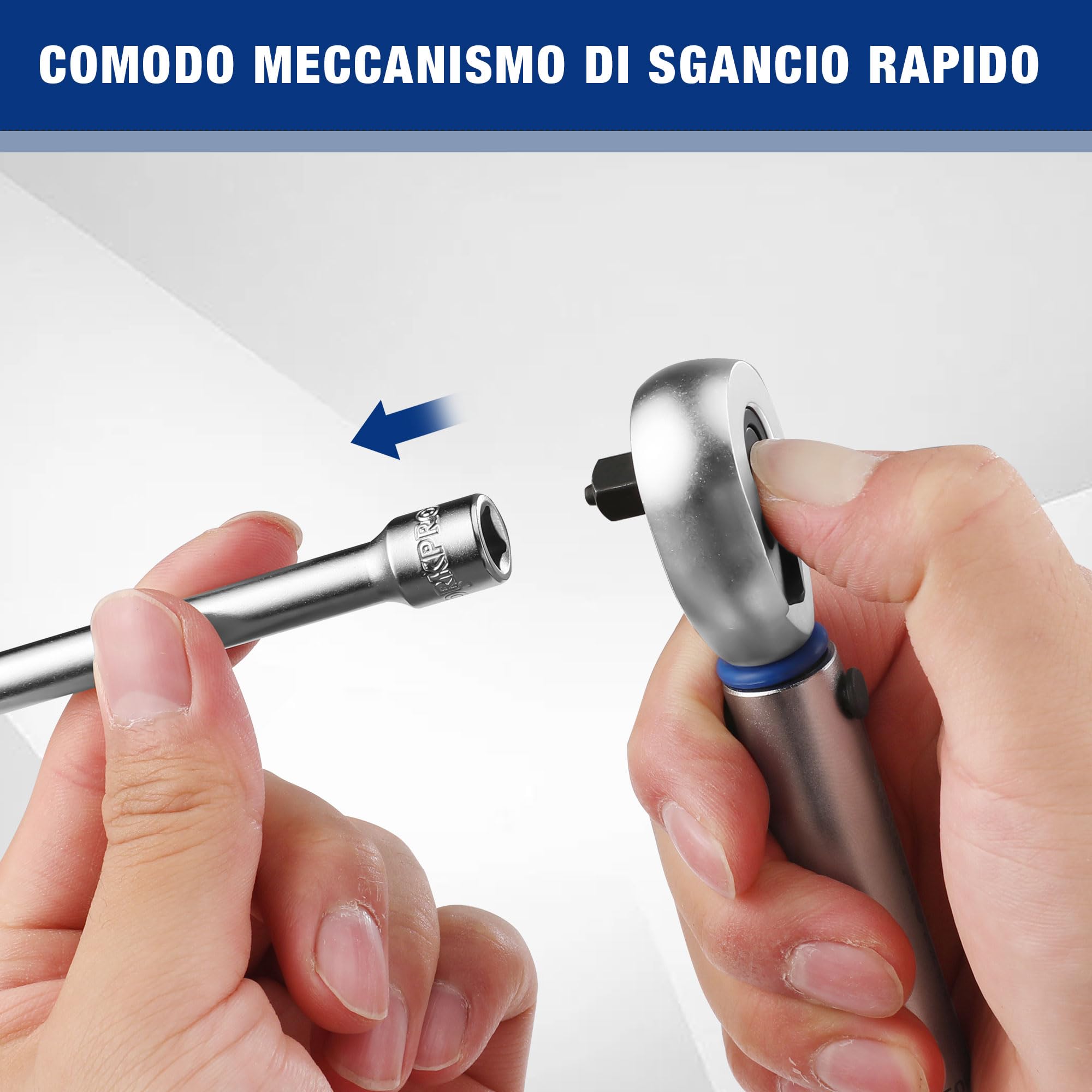 WORKPRO Chiave Dinamometrica da 1/4", Alta Precisione ±3%, 2-26 N·m, Set di Coppia da 14 Pezzi, Chiave a Cricchetto da 72 Denti, con Barra di Prolunga, per Auto, Bicicletta e Moto