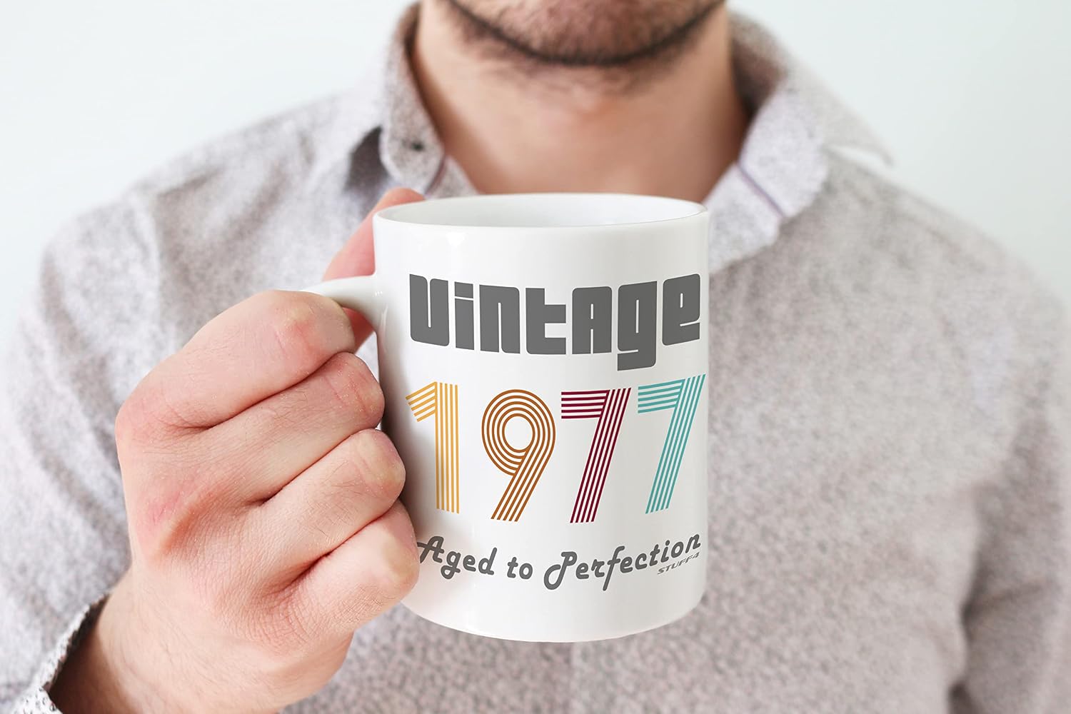 Stuff4 49th Birthday Gifts for Men Women, 1977 Vintage Coffee Mug, 11oz Ceramic Dishwasher Safe Mugs - Image 5