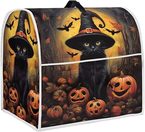 Miniatura 42 de Cubierta de batidora de pie de Navidad de 4.5 a 5 cuartos de galón, cubierta de mezclador retro, lavable, antimanchas, para cocina, piezas