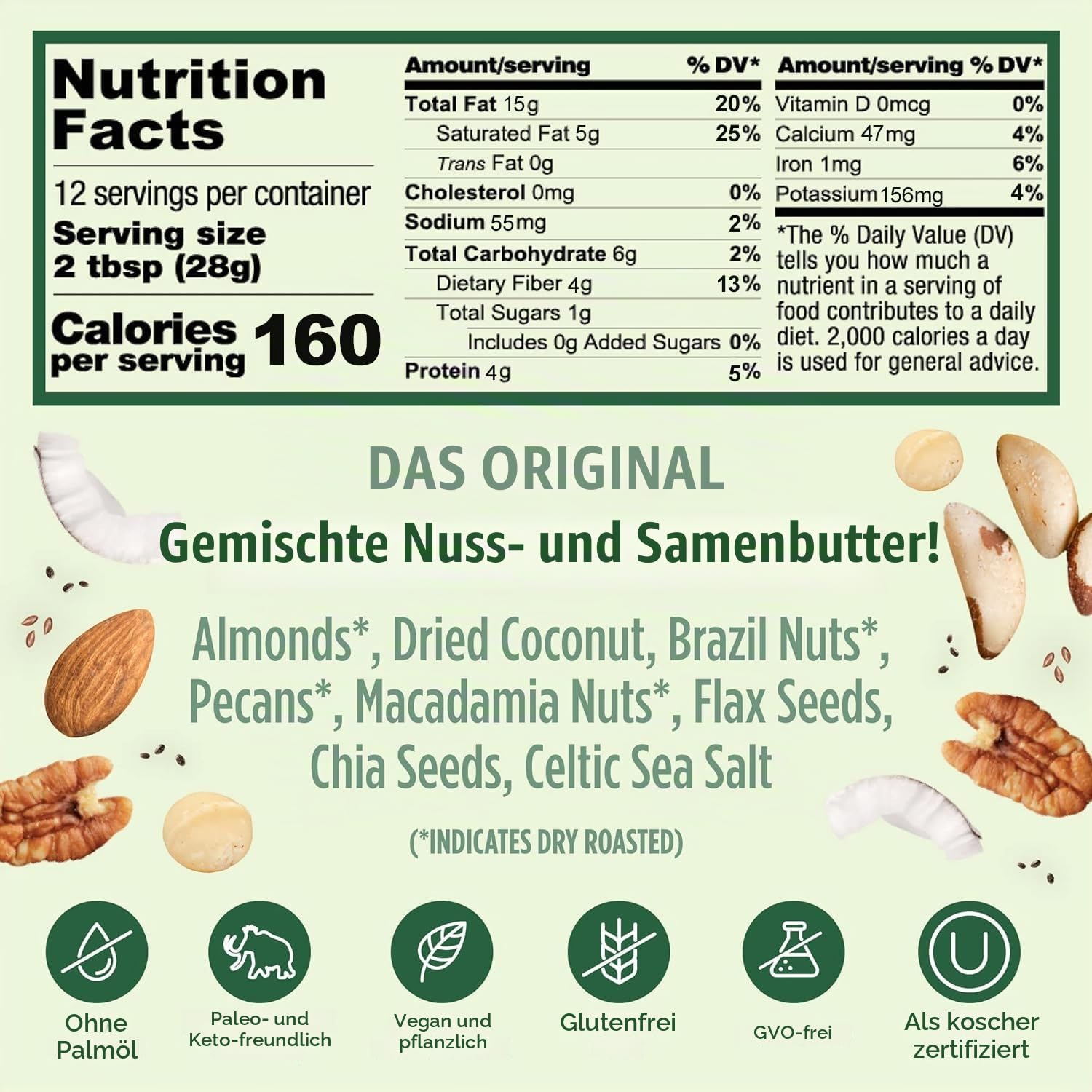 7 Nuts & Seeds Keto Butter Crunchy 12 oz