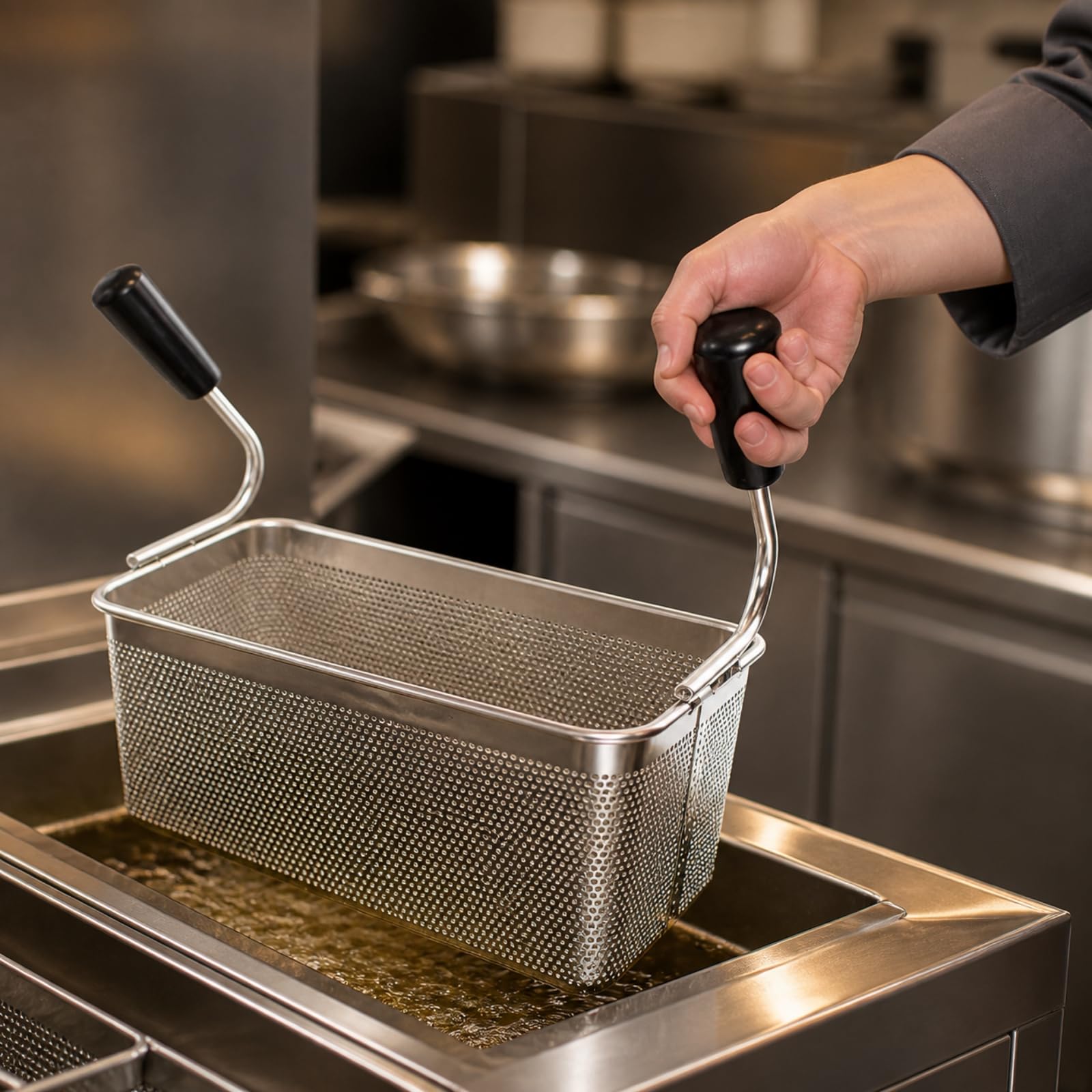 Colador con Base Resistente | Comercial, Colador Malla, Multiusos, para Restaurante,