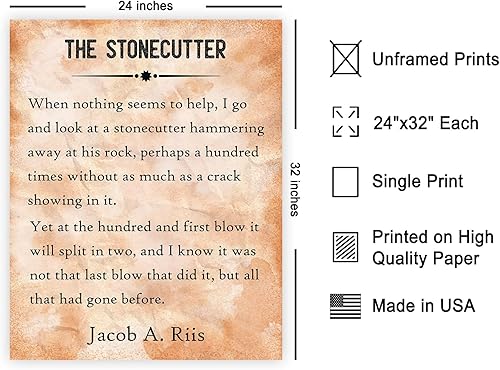 Miniatura 289 de Poster Master Póster de Robert Louis Stevenson - Impresión de The Good and the Evil - Arte de citas de recuperación - Regalo para él, ella -