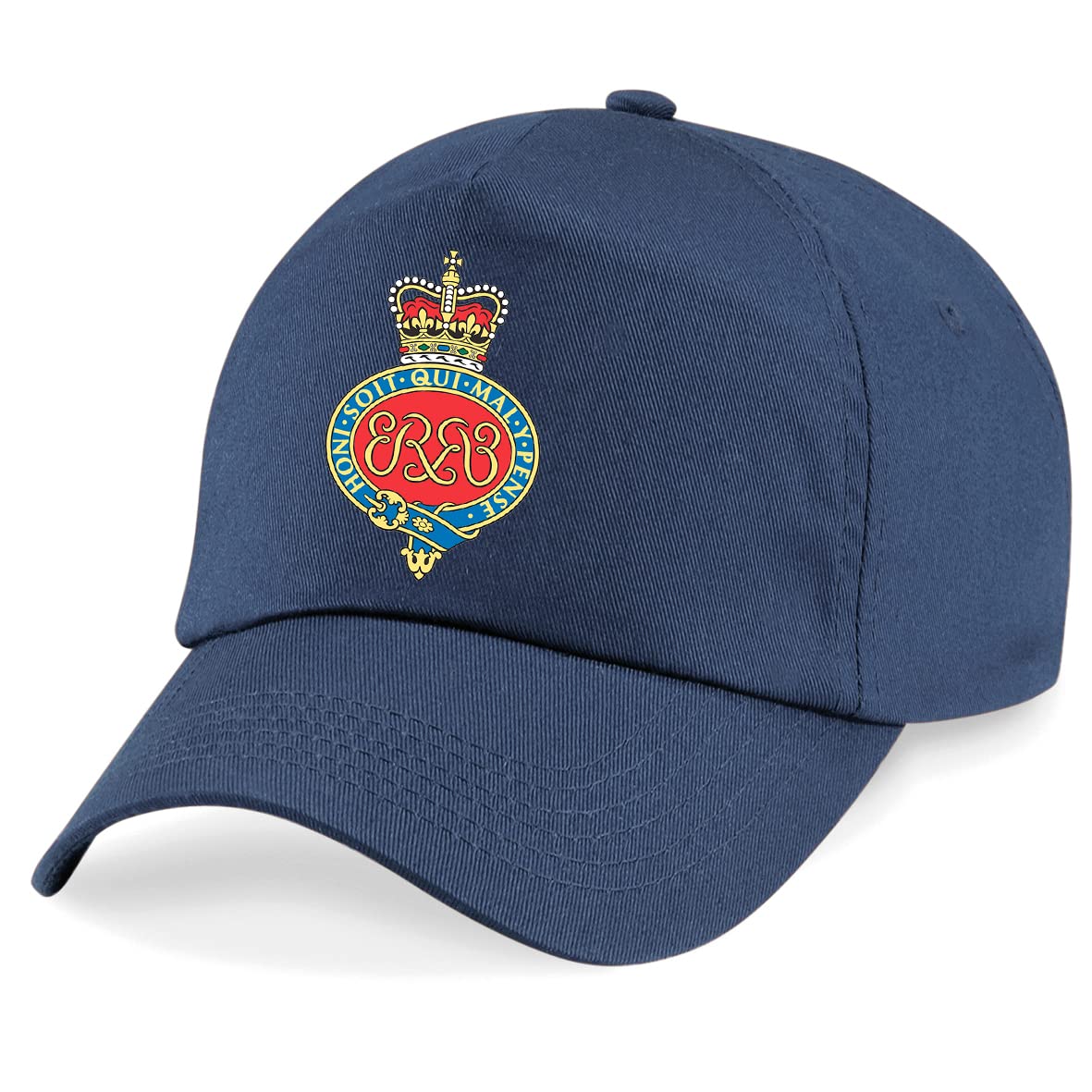 Psave Blue Grenadier Guards Insignia Embroidered Baseball Cap British Army Military Embroidery (Navy)