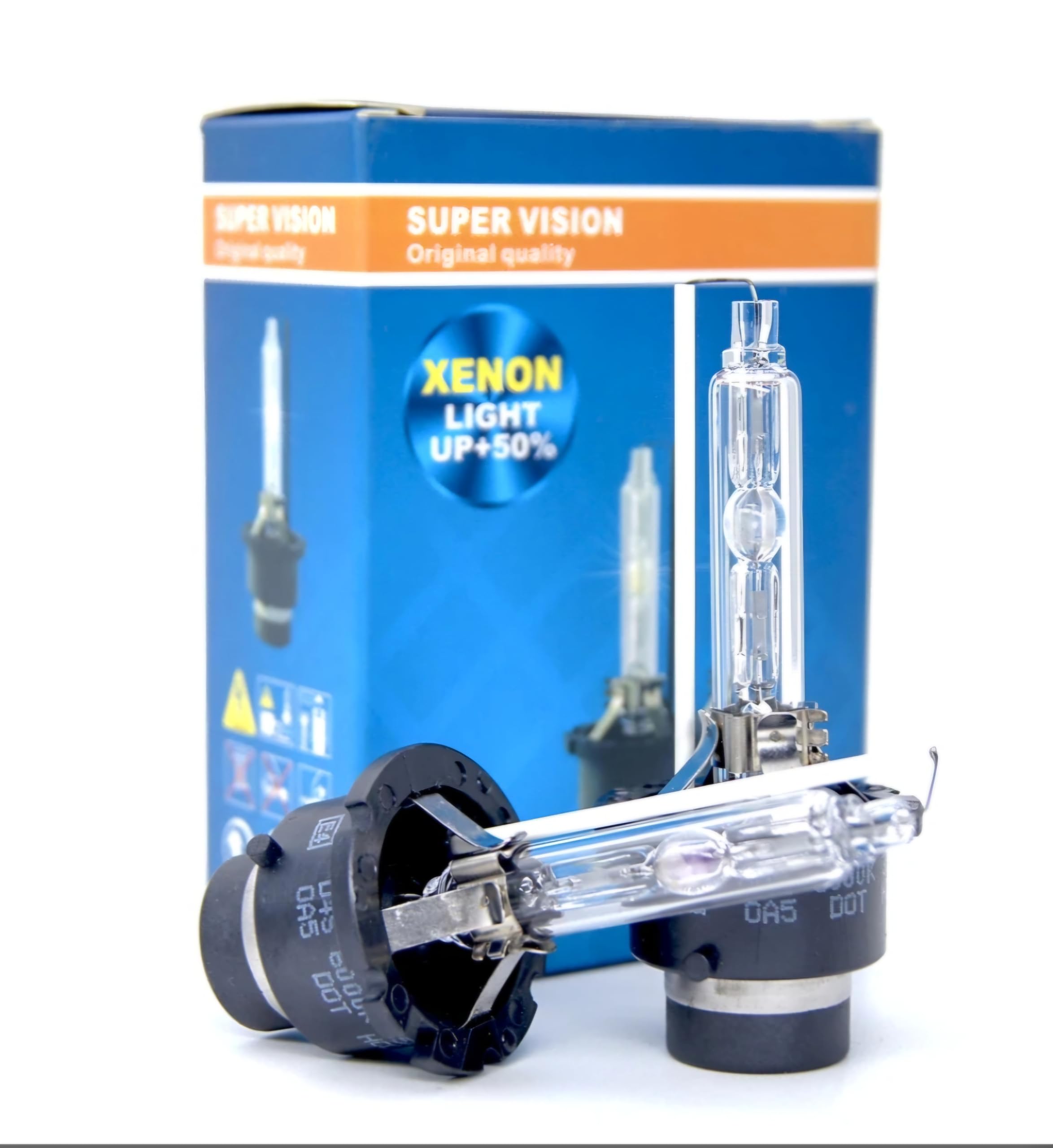 XENON SUPER VISION D4C 35W 6000K 2個 Super Vision D4S Xenon HID Headlight Bulbs, 35W, 6000K, 12V Car, 2