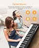 E-Piano 88 Keys for Beginners Semi-Weighted Full Size Piano Portable Digital Piano with Double X Stand Süstain Pedal & Travel Bag E Piano for Home Practice Gift