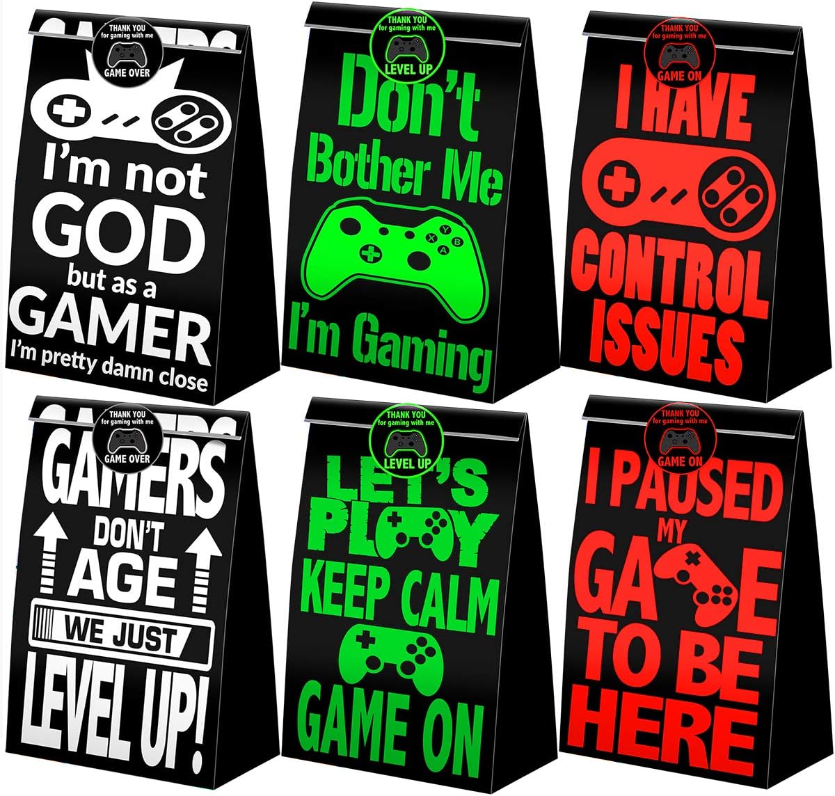 Video Game Goodie Bags24 Pcs Video Game Party Favors Candy