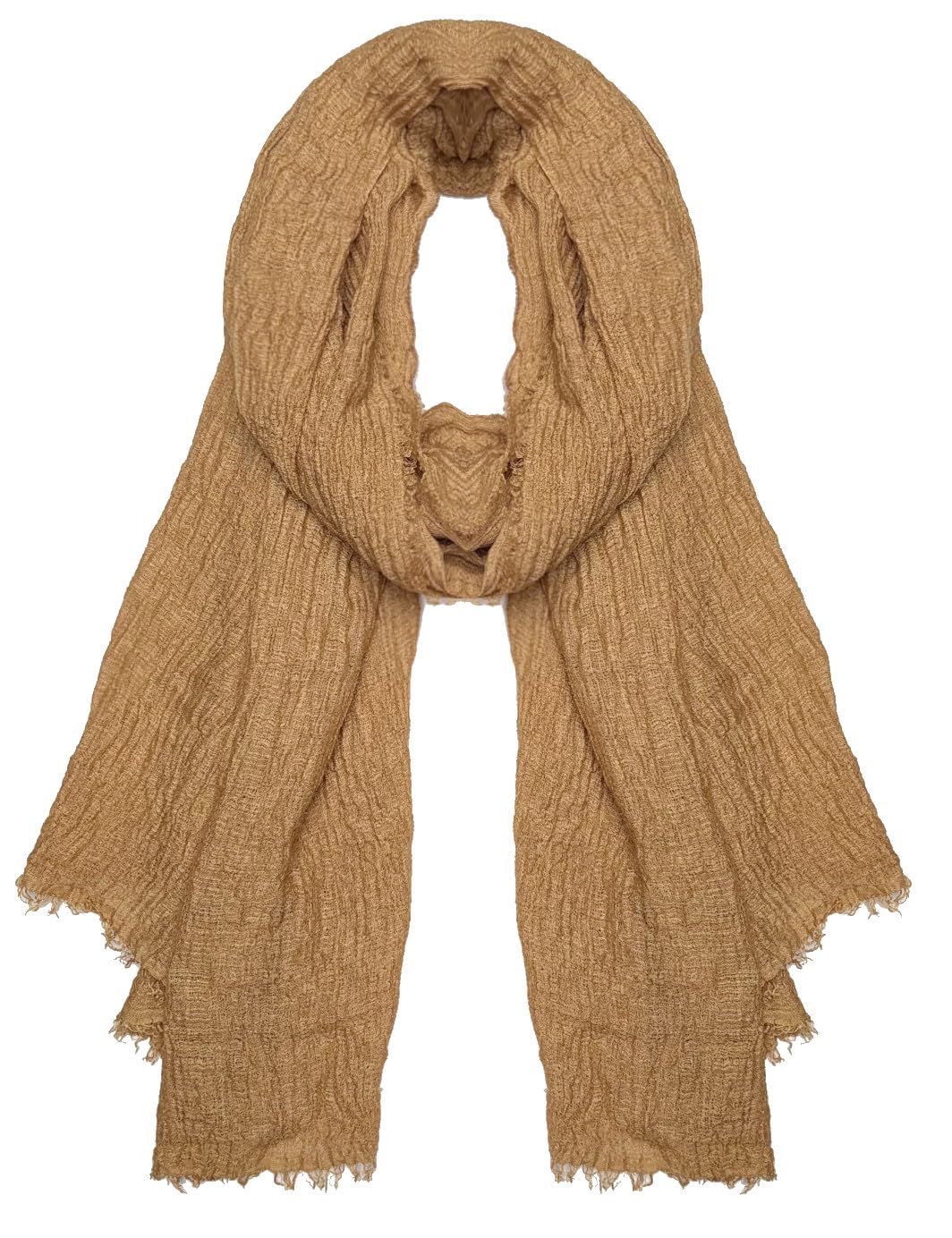 Emma & Giovanni - Zerknitterter Schal 90cm*180cm - Damen Herren