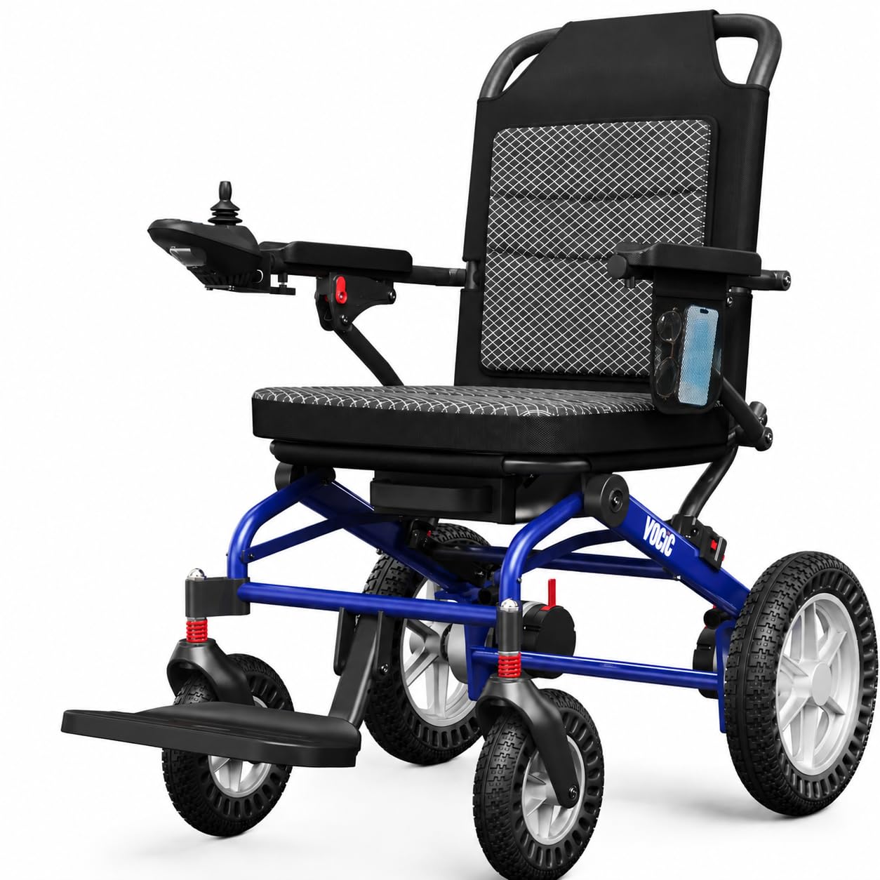 VOCIC V21 Silla de ruedas eléctrica plegable ligera para personas mayores