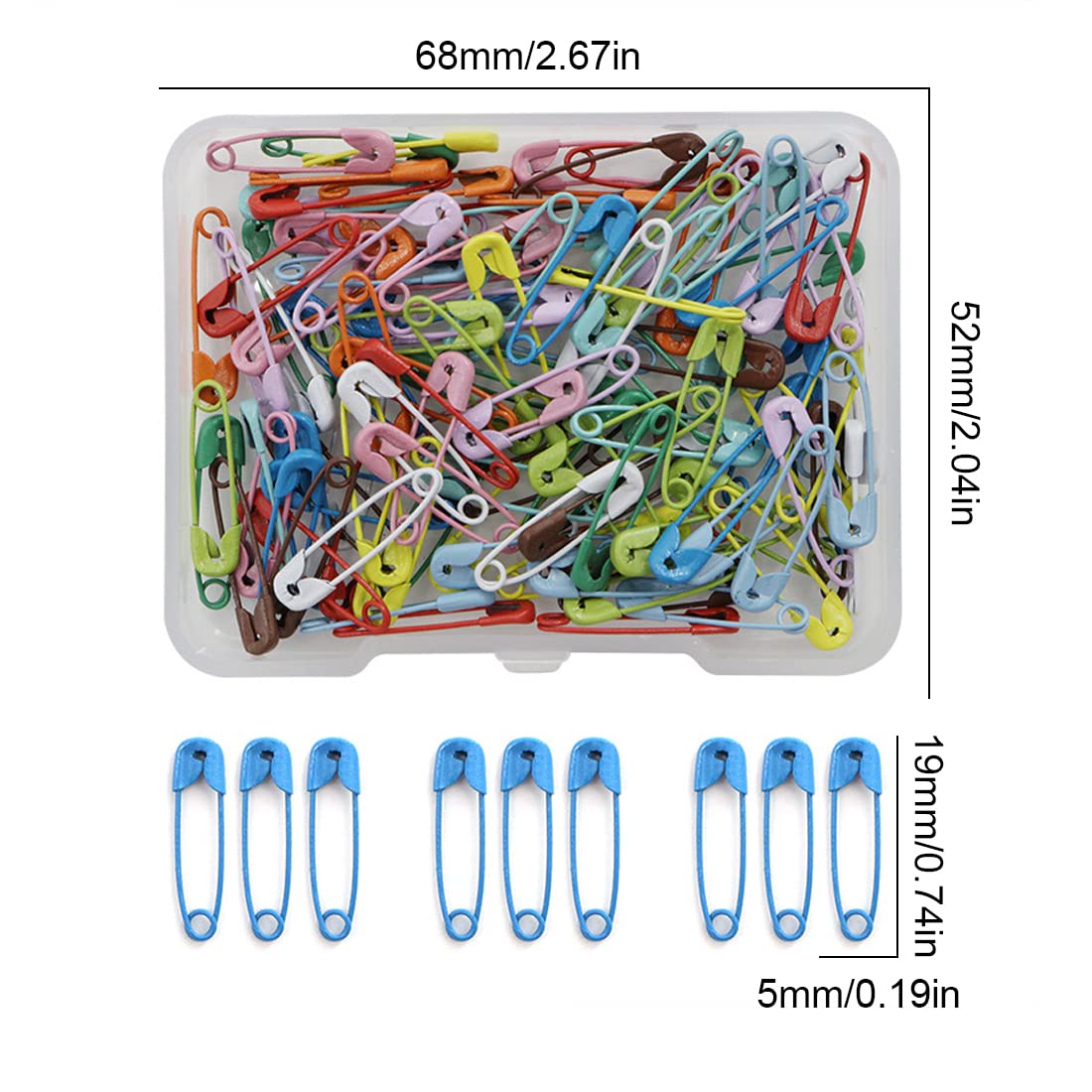 120 Marqueurs De Mailles Pour Tricot - 10 Couleurs - Avec Boîte Rangement - Plastique Durable