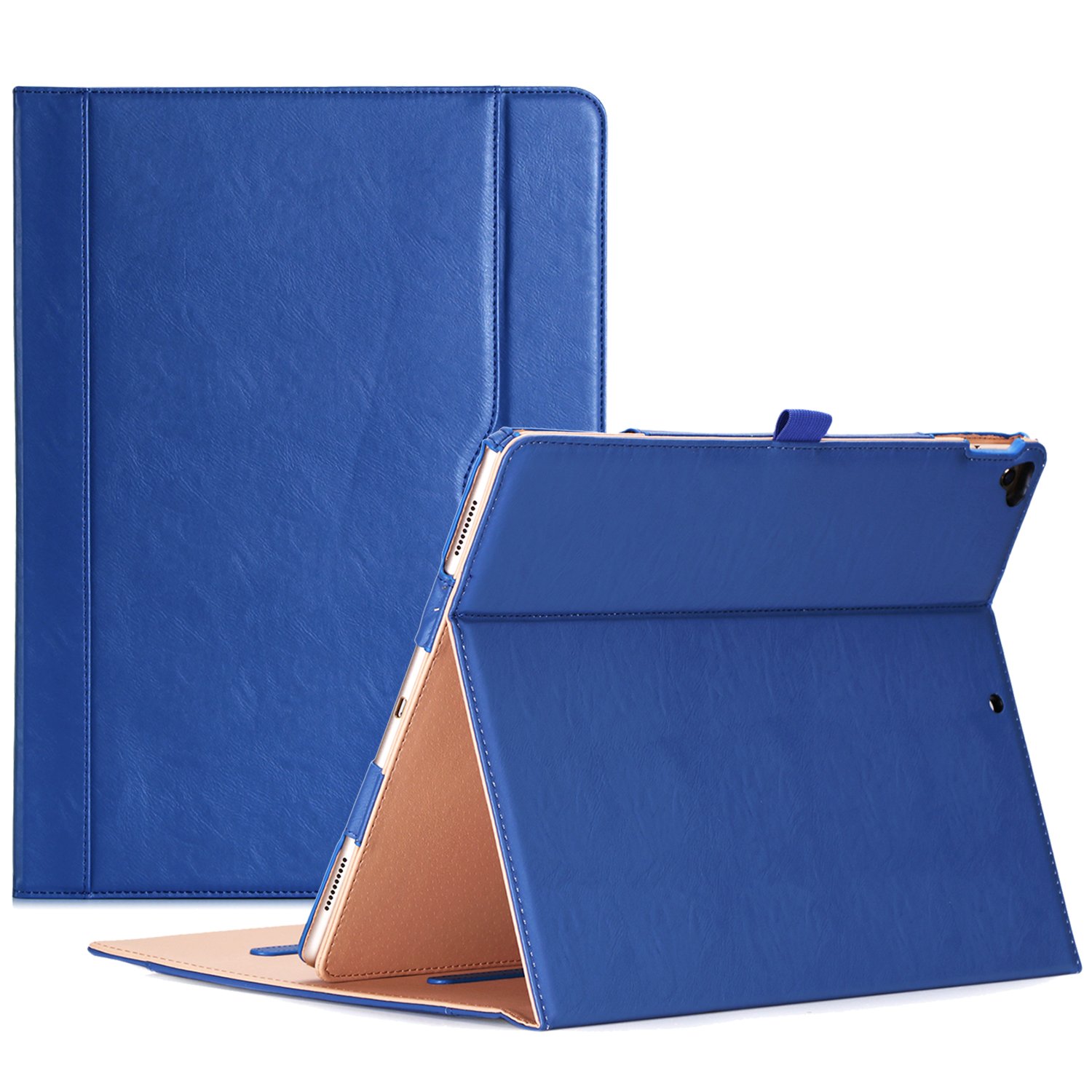Apple iPad Pro Case - ProCase Leather Stand Folio Case Cover for 2015 Apple iPad Pro 12.9 inch, with Multiple Viewing angles, auto Sleep/Wake, Document Card Pocket (Navy Blue) (B0161MA67M) Amazon Price History, Amazon Price Tracker