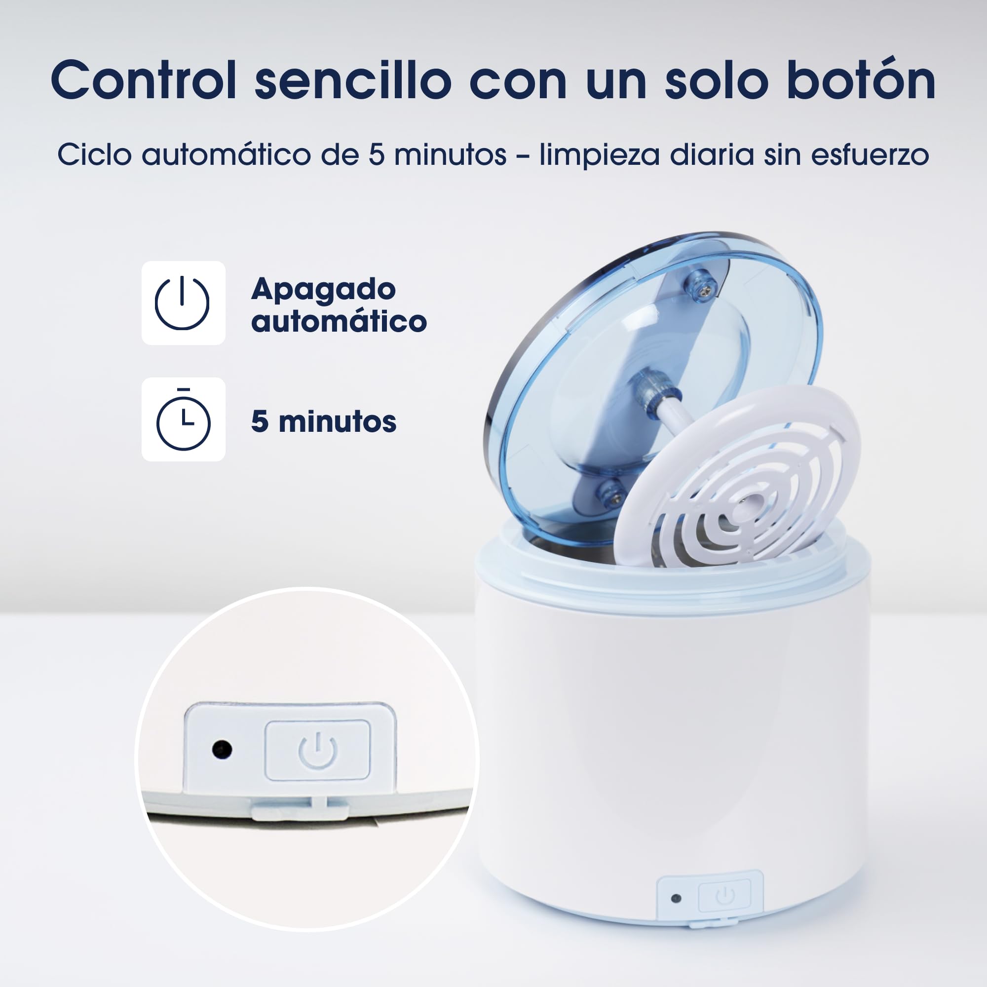ZENT SoniQWave Limpiador Ultrasonidos Dental 200 ml 36-41 kHz 78 x 98 mm - Ultrasonidos Limpieza de Férula Dental, Joyería y Relojes - Tecnología FullWave & Acero Inox SUS304