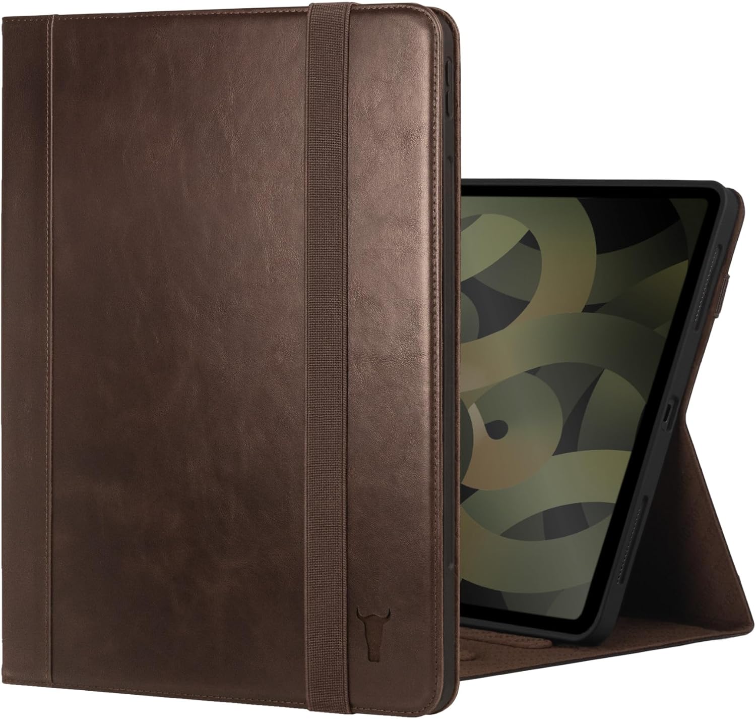 TORRO Case Compatible with iPad Air 13” M3/M2 – Premium Leather iPad Air 13” 2025/2024 Cover with Stand Function, Apple Pencil Connectivity and Wake/Sleep Function (Dark Brown)