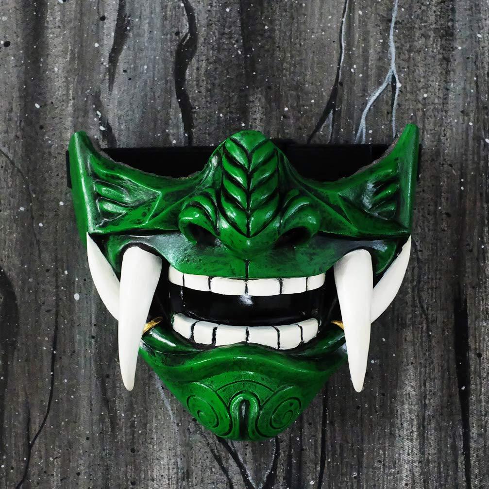 tripple_777 Samurai Oni Mask for Paintball Airsoft Gun Halloween Costume Ninja Cosplay Bushido Armor Sword Motorcycle Helmet D505…