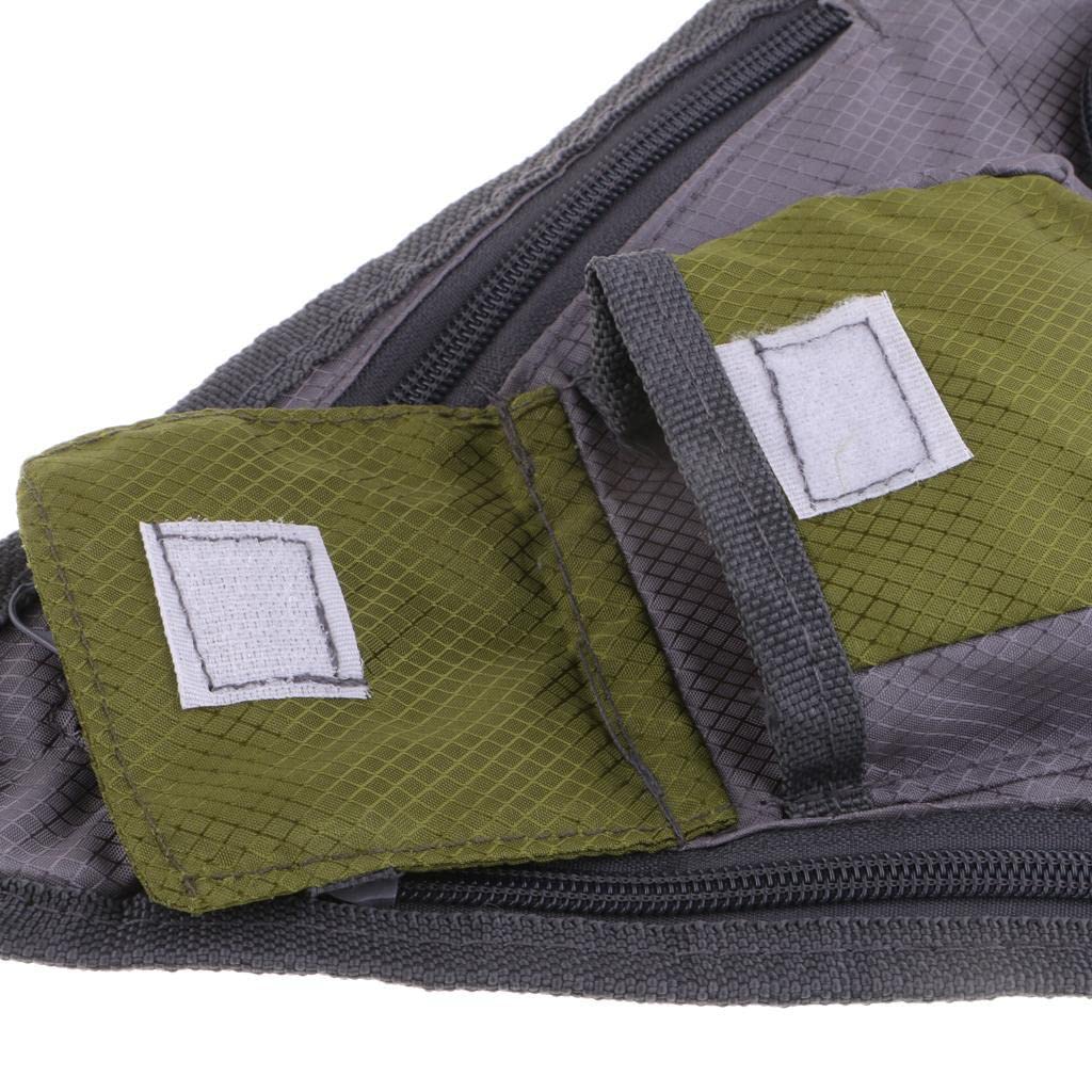Baoblaze Gilet de Pêche, Gilet de Chasse, Vêtement de Pêche En Filet Multipoches, Ajustable, été