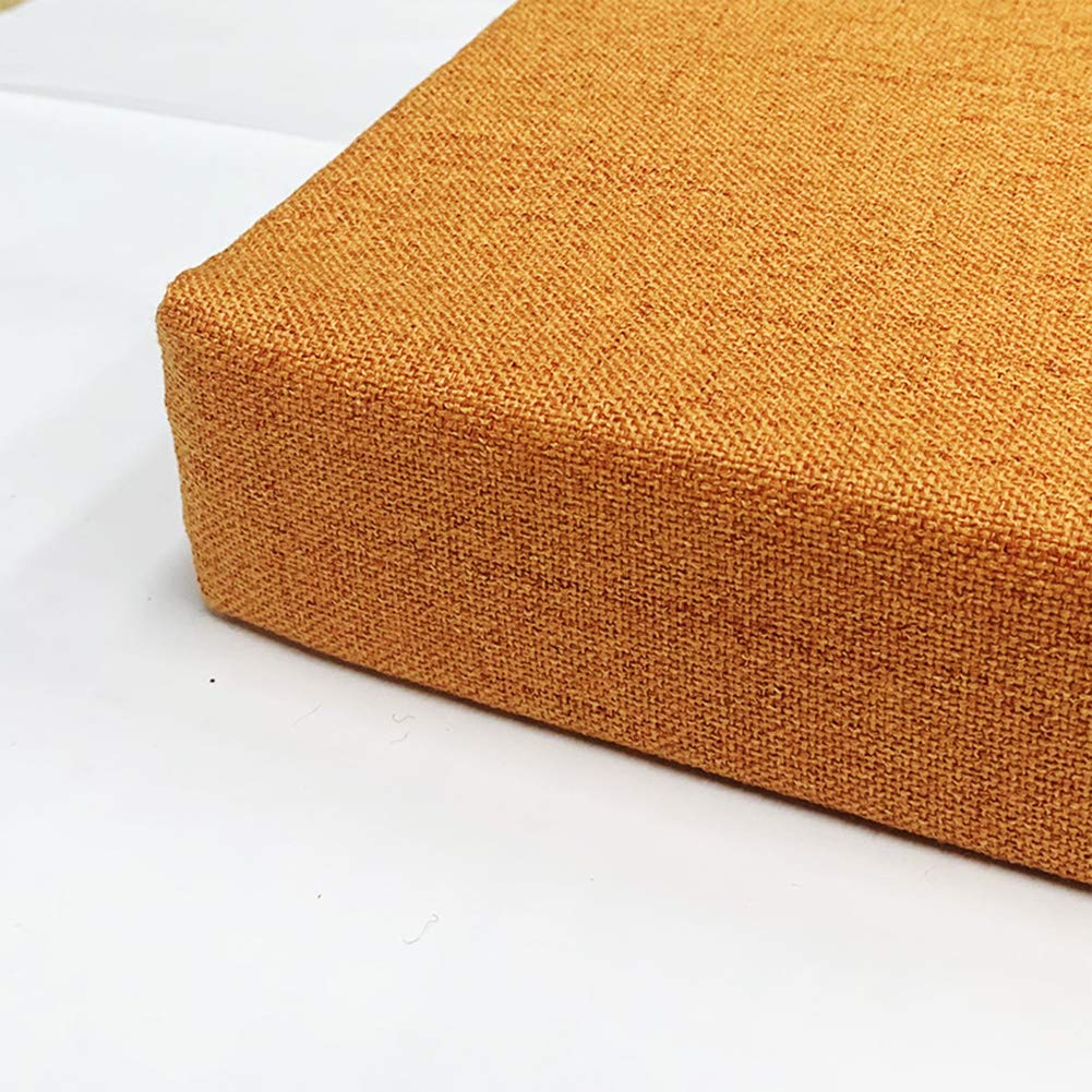 Stół z pianki memory Bo Cush 45 x 45 cm – gruba, kwadratowa podkładka do siedzenia, do użytku wewnątrz i na zewnątrz, futrzana, na patio, huśtawkę i fotel, uniwersalna, kolor