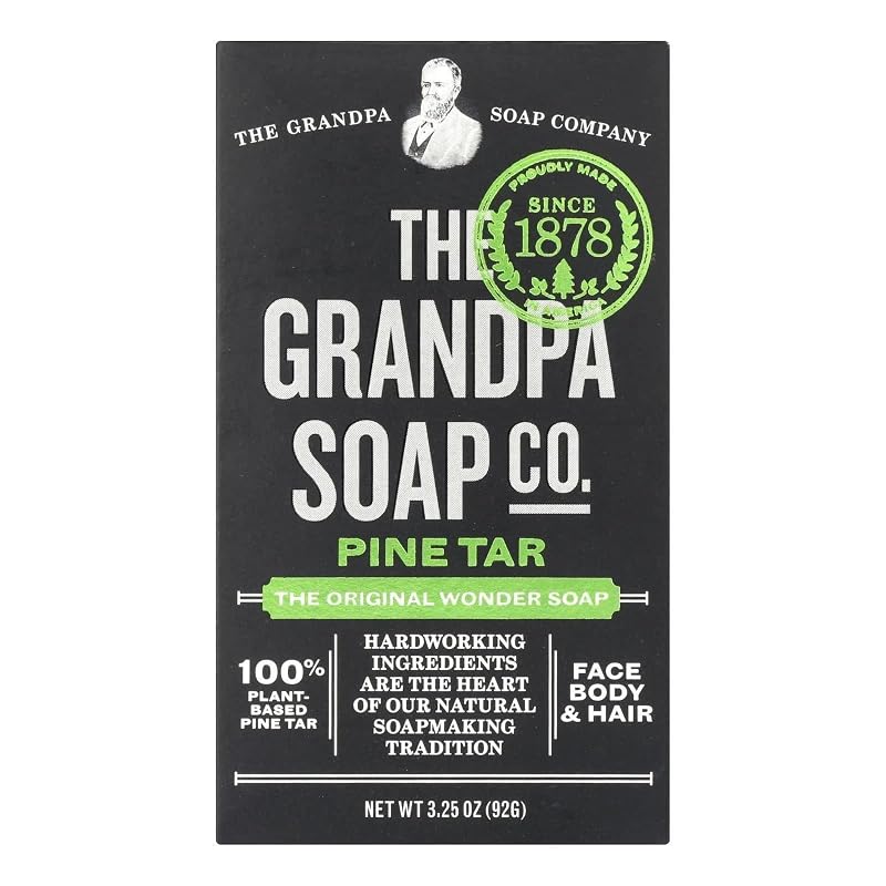 Sabonete em barra de alcatrão de pinho Grandpa's, 120 g