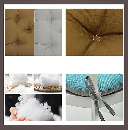 Miniatura 3 de Almohadas con forma de fruta, cojines para sillas completas con lazos, almohadillas para sillas de comedor, 2 unidades para decoración de oficina