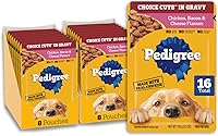 Vista 21 de Pedigree Choice Cuts in Gravy - Paquete variado de alimentos húmedos suaves para perros adultos, bolsas de 3.5 onzas, 18