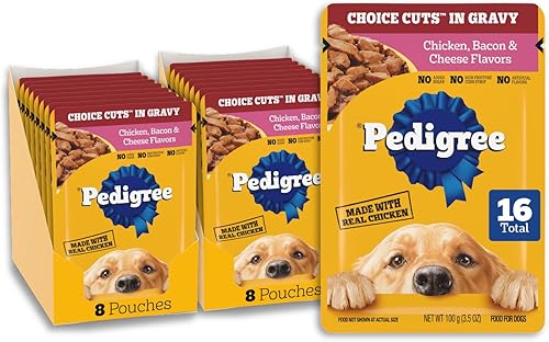 Miniatura 21 de Pedigree Choice Cuts in Gravy - Alimento húmedo suave para perros adultos, paquete variado de 18 unidades, bolsas de 3.5 onzas