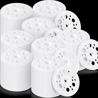 45 mm Plastic Washers Load Spreading Polypropylene Washers for Fixing and Supporting Rigid Foam Insulation Foam Board Load Spreading for Screws Nail (800 Pcs)