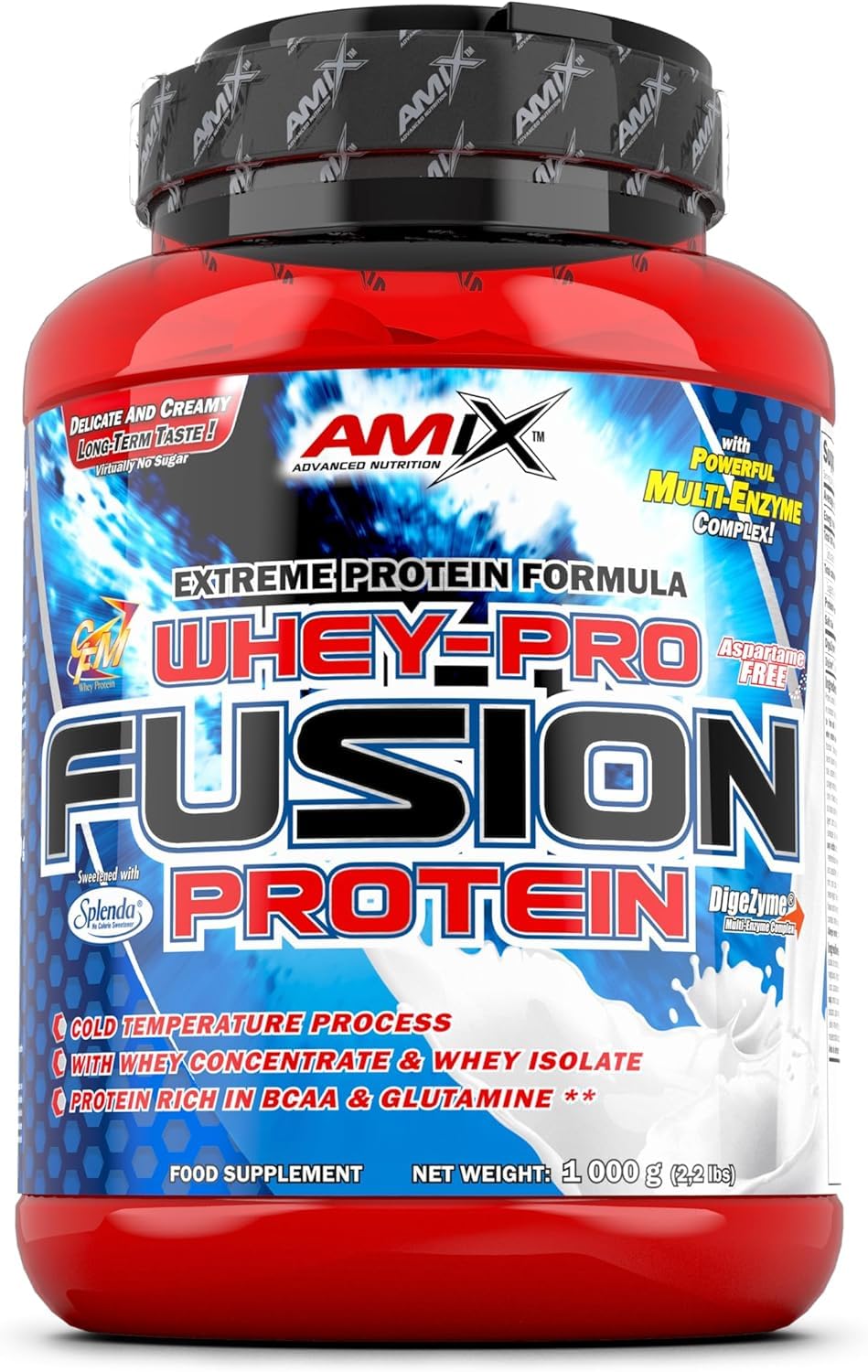 AMIX Whey Pro-Fusion Protein – Isoliertes Proteinpulver – zur Steigerung der Muskelmasse