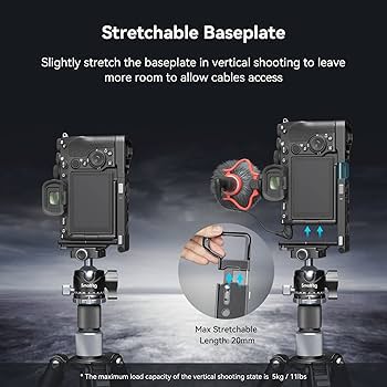 Amazon.com : SmallRig Foldable L-Bracket for Sony Alpha 7R V
