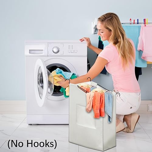 Miniatura 3 de Iceberg Elf Bolsa de repuesto para ropa sucia, bisel duradero e impermeable, cesta de ropa sucia, bolsas de repuesto extraíbles (sin ganchos),