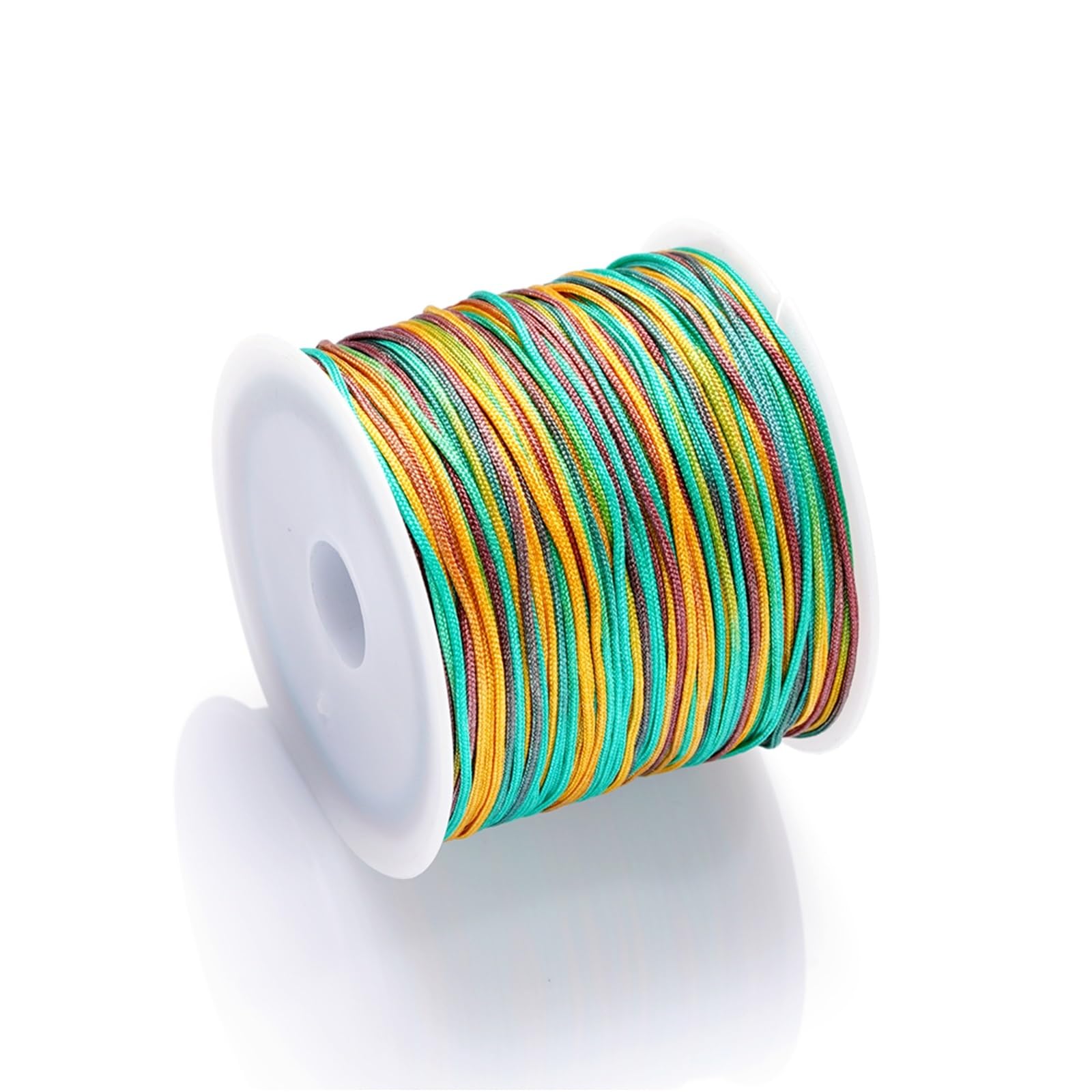 Nylon Cord Thread 10pcs 30M/Roll 0.8mm Nylon Thread Cord Chinese Knot Tassels Cord Bracelet Braided String for Making Bracelet, Necklace, Chinese Knot(Color 11)