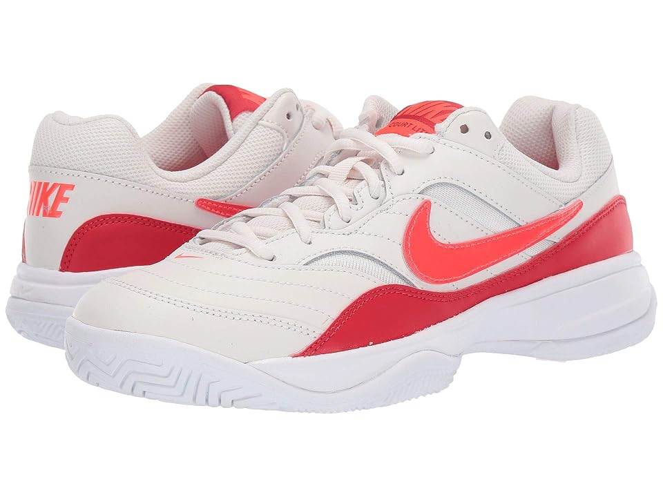 

Nike Court Lite (Phantom/Bright Crimson/University Red) Women's Tennis Shoes, White