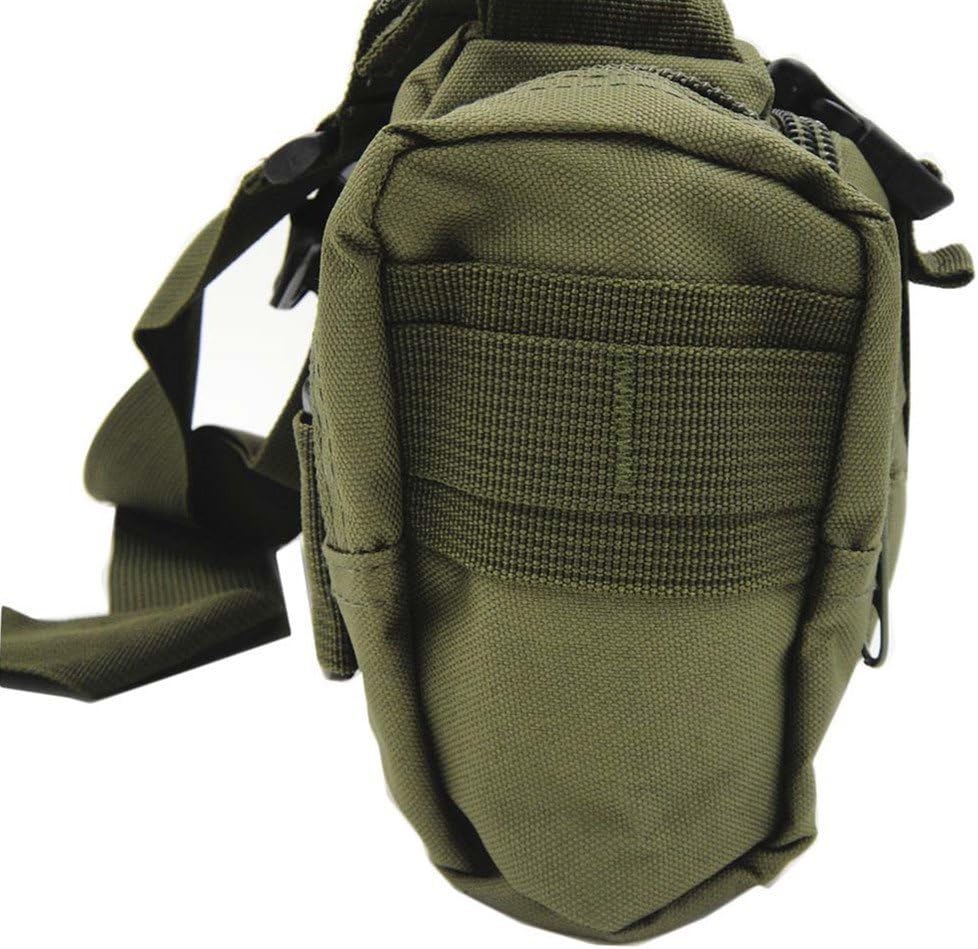 DLP Tactical Compact Range Bag/MOLLE Compatible EDC Bug Out Bag/Waist Pack (Green)
