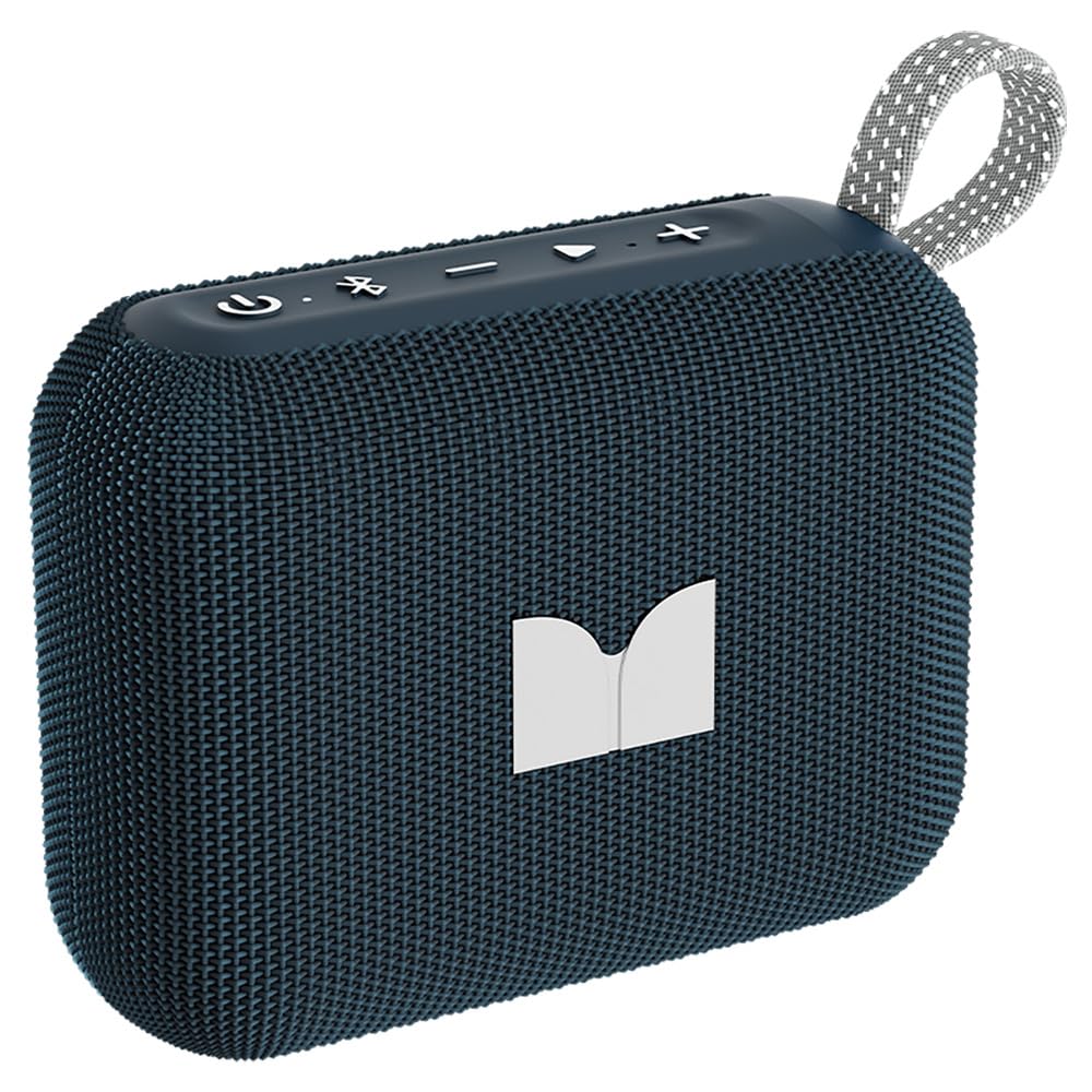 Monster Superstar MS-CUBE1BL Altoparlante Bluetooth Portatile, 10W, IPX7 Impermeabile, 20 Ore di Riproduzione, Connessione Multi-Altoparlante, Bluetooth 5.4
