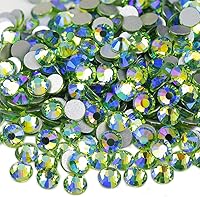 Vista 177 de Genie Crystal ss34 Red Glass Rhinestones 288 Pcs, 7.0 mm Big Light Siam Flatback Rhinestone, Diamond Cut Gems for Crafts, Face Mask, Makeup